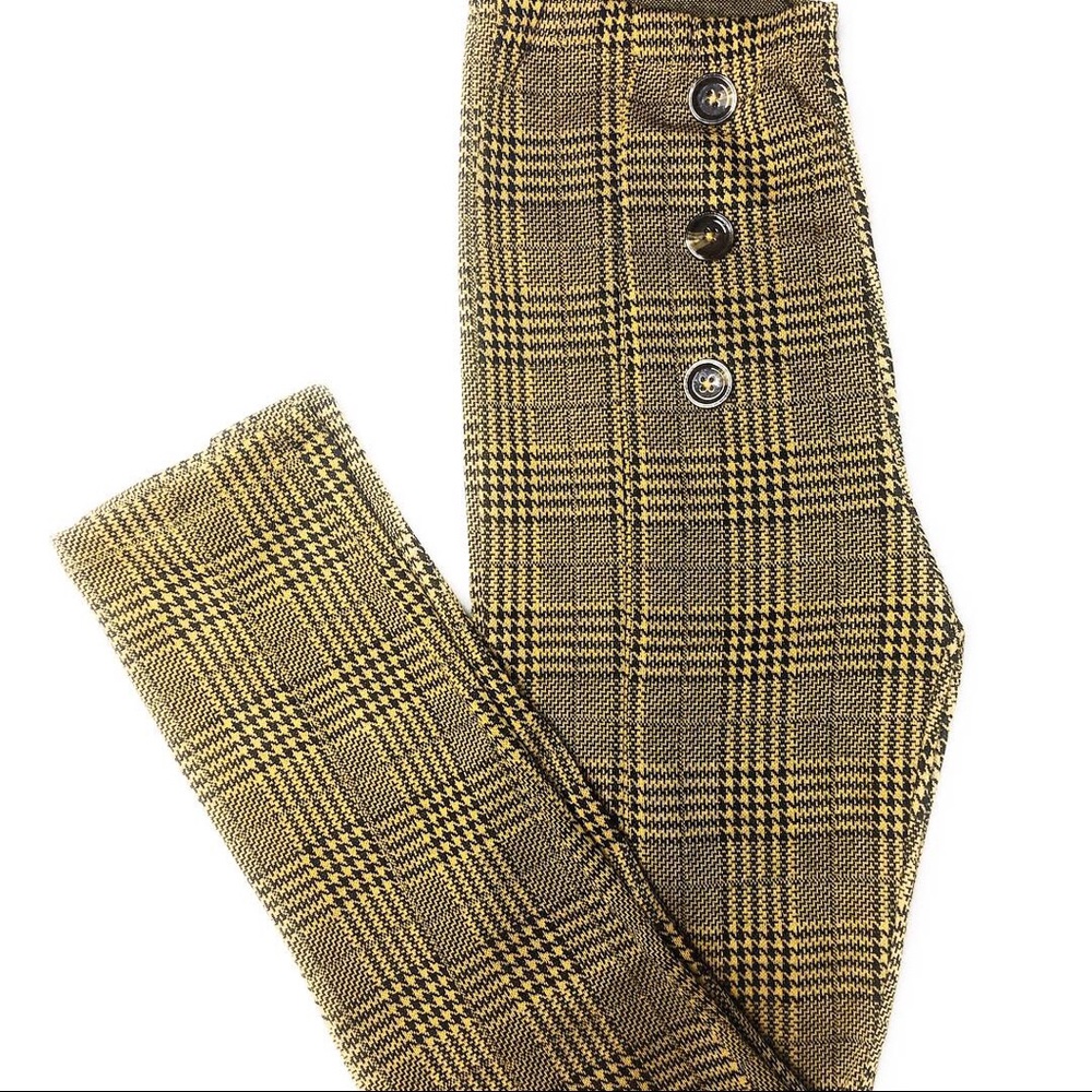Button High Waist Pants